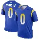＃0 Youth Eddie Walls III Royal Legend Los Angeles Rams Jersey