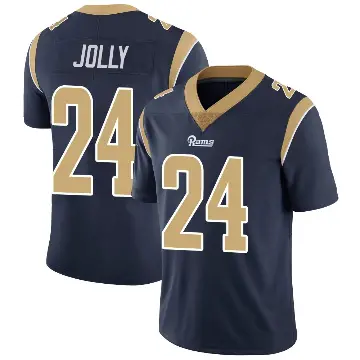 ＃24 Youth Shaun Jolly Navy Limited Los Angeles Rams Team Color Vapor Untouchable Jersey