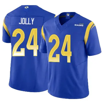 ＃24 Youth Shaun Jolly Royal Limited Los Angeles Rams Vapor F.U.S.E. Jersey