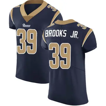 ＃39 Men's Antoine Brooks Jr. Navy Elite Los Angeles Rams Team Color Vapor Untouchable Jersey
