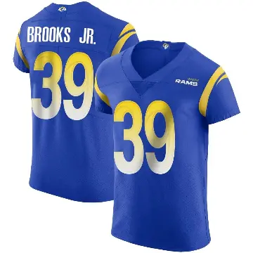 ＃39 Men's Antoine Brooks Jr. Royal Elite Los Angeles Rams Alternate Vapor Untouchable Jersey