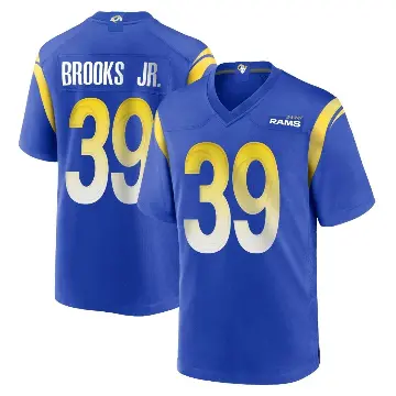 ＃39 Men's Antoine Brooks Jr. Royal Game Los Angeles Rams Alternate Jersey