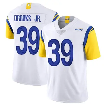 ＃39 Men's Antoine Brooks Jr. White Limited Los Angeles Rams Vapor Untouchable Jersey