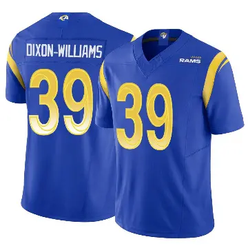 ＃39 Men's Malik Dixon-Williams Royal Limited Los Angeles Rams Vapor F.U.S.E. Jersey
