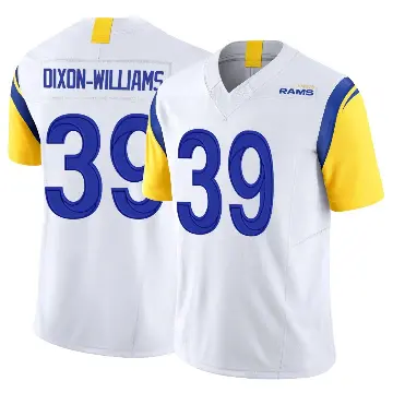 ＃39 Men's Malik Dixon-Williams White Limited Los Angeles Rams Vapor F.U.S.E. Jersey