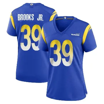 ＃39 Women's Antoine Brooks Jr. Royal Game Los Angeles Rams Alternate Jersey