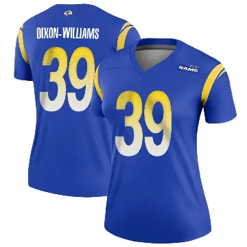 ＃39 Women's Malik Dixon-Williams Royal Legend Los Angeles Rams Jersey