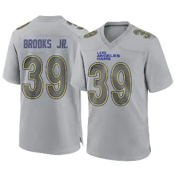 ＃39 Youth Antoine Brooks Jr. Gray Game Los Angeles Rams Atmosphere Fashion Jersey