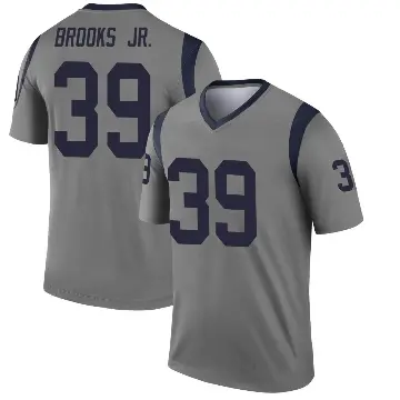 ＃39 Youth Antoine Brooks Jr. Gray Legend Los Angeles Rams Inverted Jersey