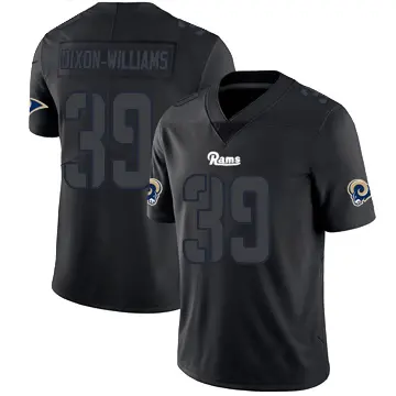 ＃39 Youth Malik Dixon-Williams Black Impact Limited Los Angeles Rams Jersey
