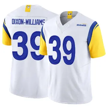 ＃39 Youth Malik Dixon-Williams White Limited Los Angeles Rams Vapor F.U.S.E. Jersey