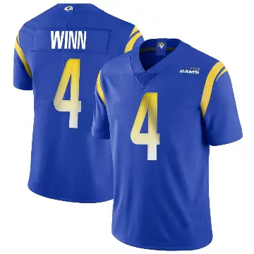 ＃4 Men's Dresser Winn Royal Limited Los Angeles Rams Alternate Vapor Untouchable Jersey