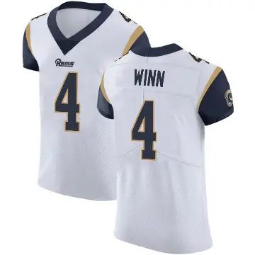 ＃4 Men's Dresser Winn White Elite Los Angeles Rams Vapor Untouchable Jersey