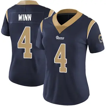 ＃4 Women's Dresser Winn Navy Limited Los Angeles Rams Team Color Vapor Untouchable Jersey