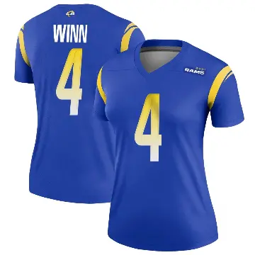 ＃4 Women's Dresser Winn Royal Legend Los Angeles Rams Jersey