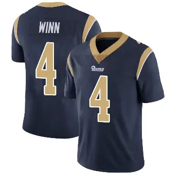 ＃4 Youth Dresser Winn Navy Limited Los Angeles Rams Team Color Vapor Untouchable Jersey