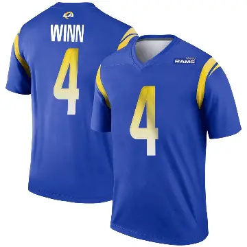 ＃4 Youth Dresser Winn Royal Legend Los Angeles Rams Jersey