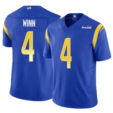 ＃4 Youth Dresser Winn Royal Limited Los Angeles Rams Vapor F.U.S.E. Jersey