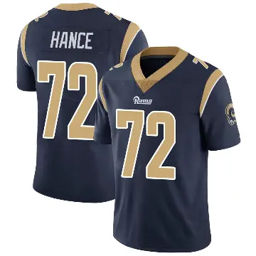 ＃72 Men's Blake Hance Navy Limited Los Angeles Rams Team Color Vapor Untouchable Jersey