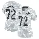 ＃72 Women's Blake Hance Arctic Camo Limited Los Angeles Rams 2024 Salute to Service Jersey