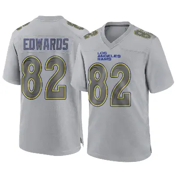 ＃82 Youth Tru Edwards Gray Game Los Angeles Rams Atmosphere Fashion Jersey