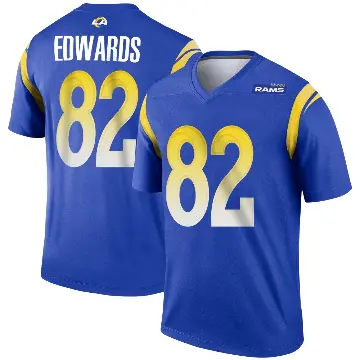 ＃82 Youth Tru Edwards Royal Legend Los Angeles Rams Jersey