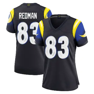 ＃83 Women's Mark Redman Blue Limited Los Angeles Rams Midnight 2025 Rivalries Collection Jersey