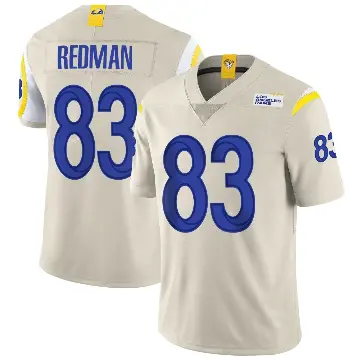 ＃83 Youth Mark Redman Limited Los Angeles Rams Bone Vapor Jersey
