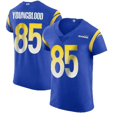 ＃85 Men's Jack Youngblood Royal Elite Los Angeles Rams Alternate Vapor Untouchable Jersey