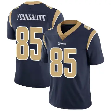 ＃85 Youth Jack Youngblood Navy Limited Los Angeles Rams Team Color Vapor Untouchable Jersey