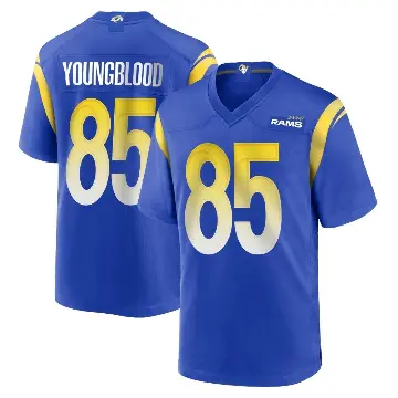 ＃85 Youth Jack Youngblood Royal Game Los Angeles Rams Alternate Jersey