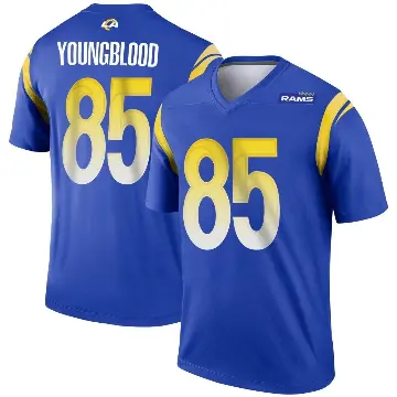 ＃85 Youth Jack Youngblood Royal Legend Los Angeles Rams Jersey