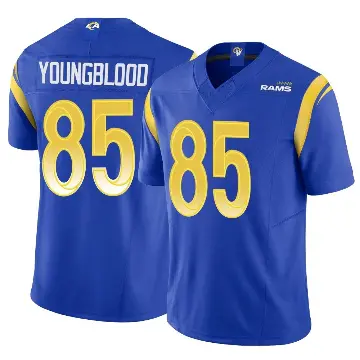 ＃85 Youth Jack Youngblood Royal Limited Los Angeles Rams Vapor F.U.S.E. Jersey