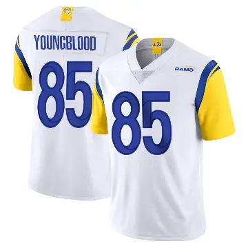 ＃85 Youth Jack Youngblood White Limited Los Angeles Rams Vapor Untouchable Jersey